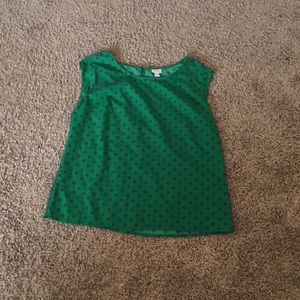 Green and pink blouses